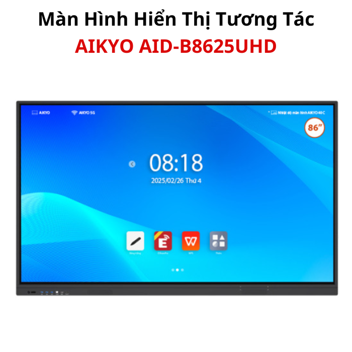 Màn Hình Hiển Thị Tương Tác AIKYO AID-B8625UHD — ảnh 1