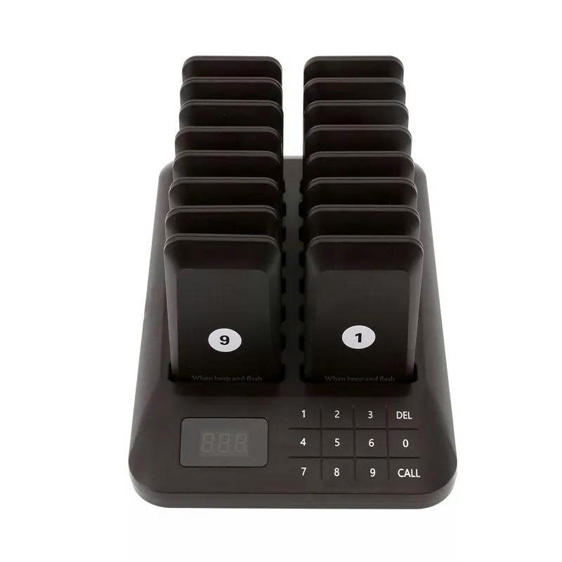 Bộ Thẻ Rung Gọi Khách 16 Thẻ Thiết Bị Gọi Khách Cho Quán Cafe, Trà Sữa, Nhà Hàng — ảnh 1